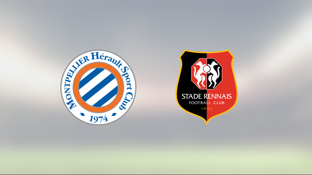 Rennes tog klar seger mot Montpellier