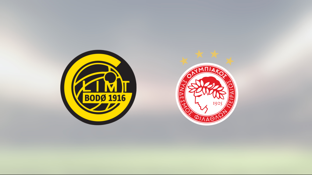 Bodö/Glimt vann första matchen med 3–0 mot Olympiacos