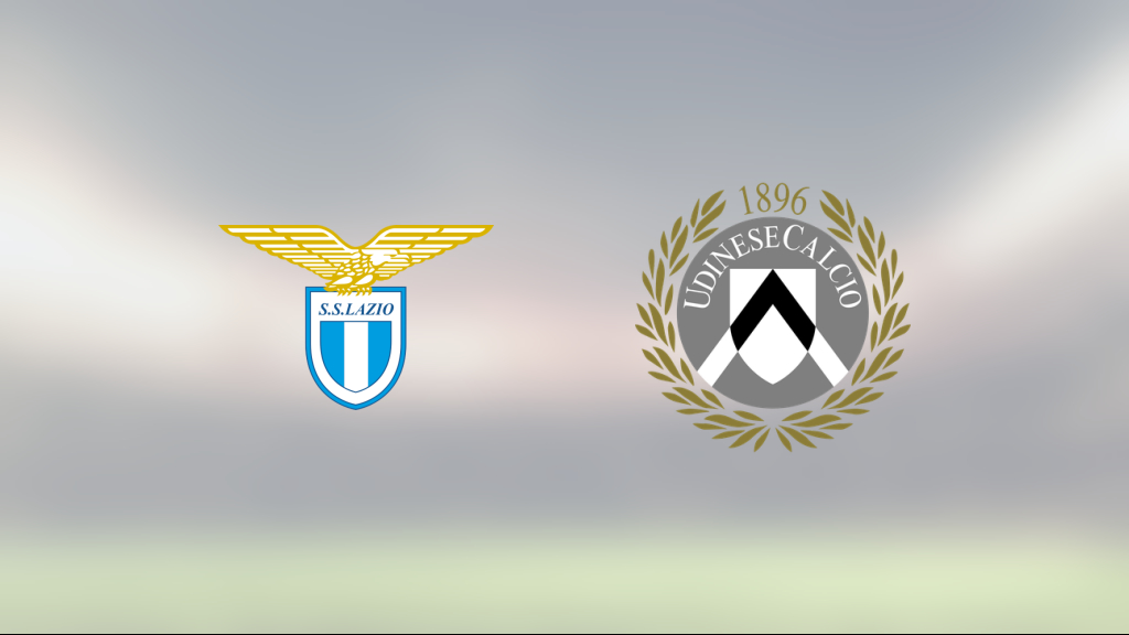 1–1 mellan Lazio och Udinese i Serie A