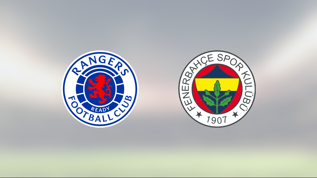 Jubel för Rangers efter seger sammanlagt mot Fenerbahce