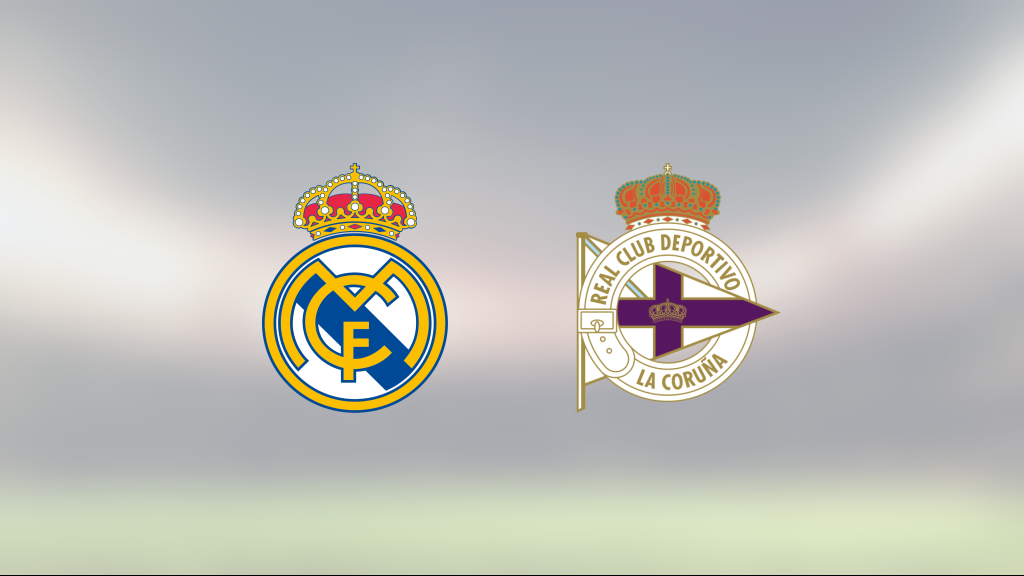 Tungt för Real Madrid när Coruna bröt fina vinstsviten