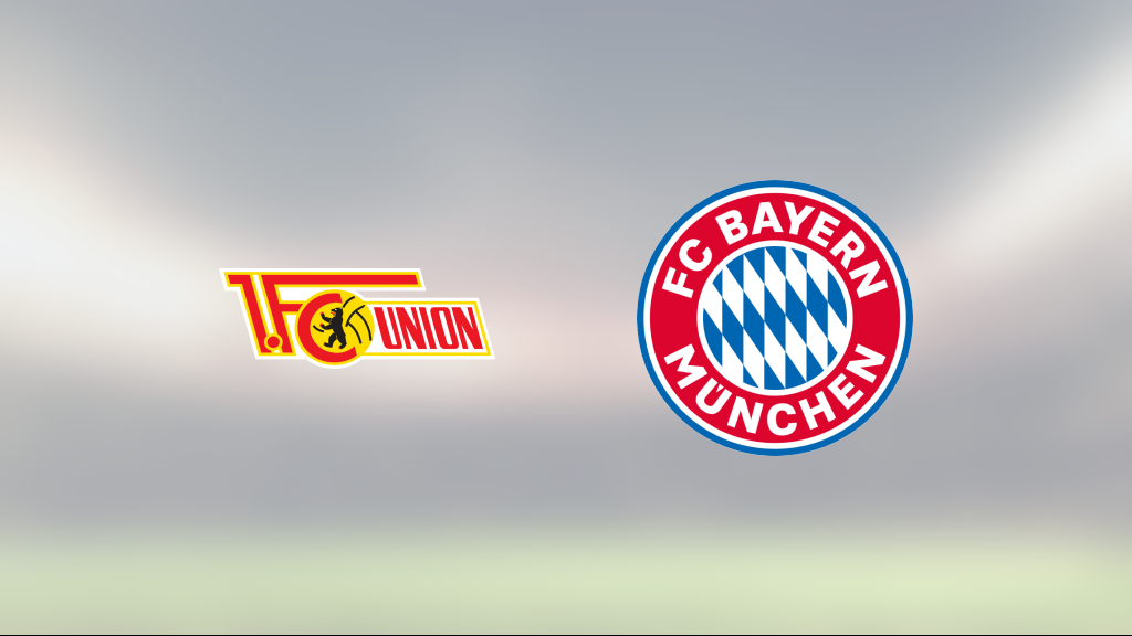 Oavgjort mellan Union Berlin och Bayern München