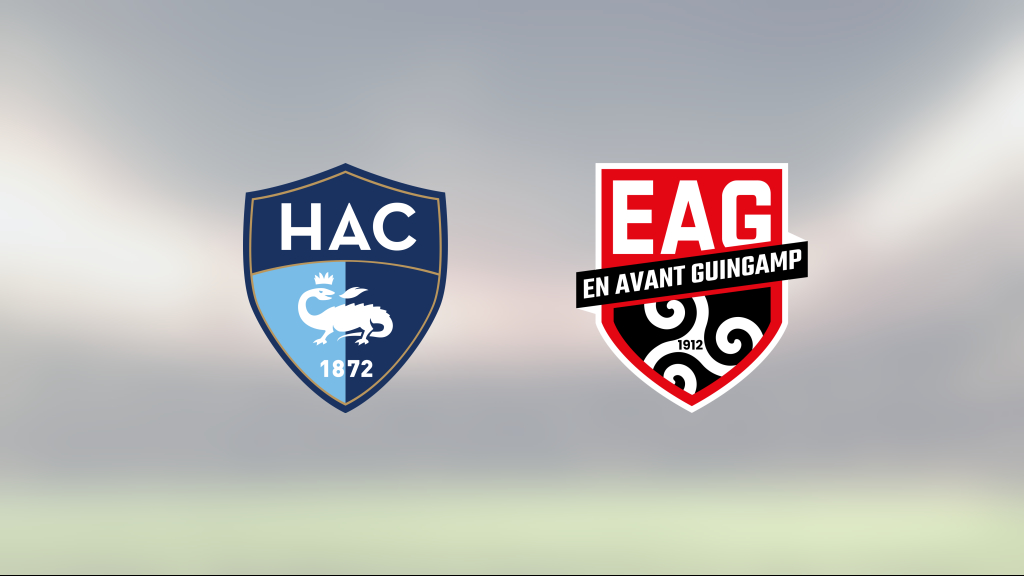 Uddamålsseger för Le Havre mot Guingamp