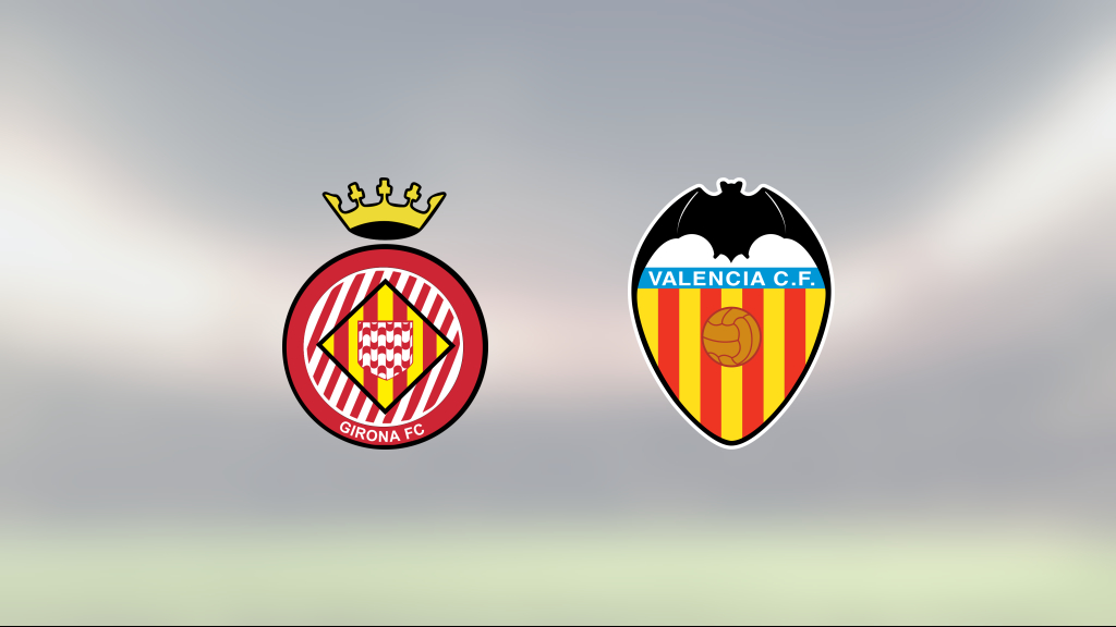 Girona och Valencia delade på poängen