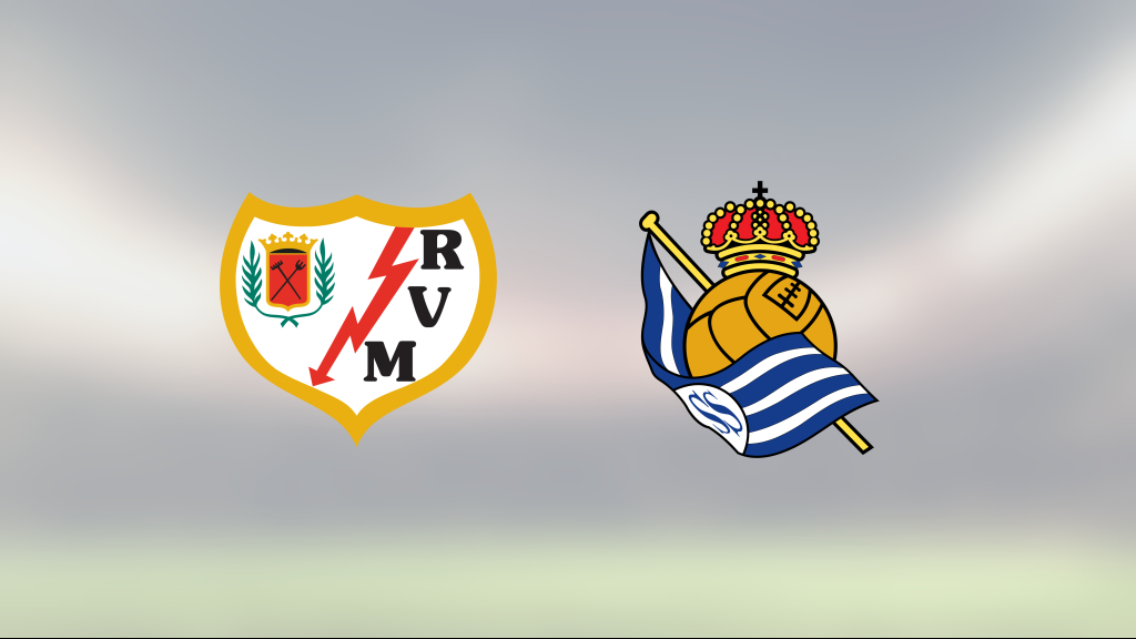 Rayo Vallecano hämtade i kapp underläge och kryssade mot Real Sociedad