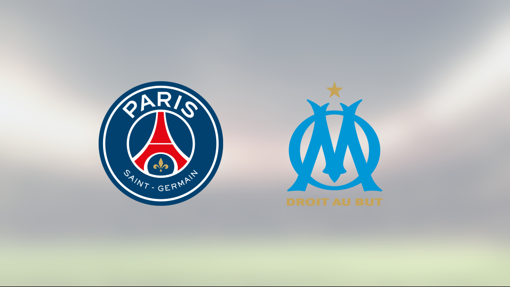 Tung seger för PSG i toppmatchen mot Marseille