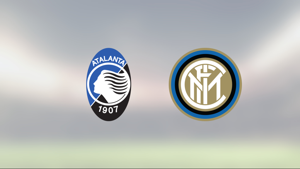 Stark seger för Inter i toppmatchen mot Atalanta