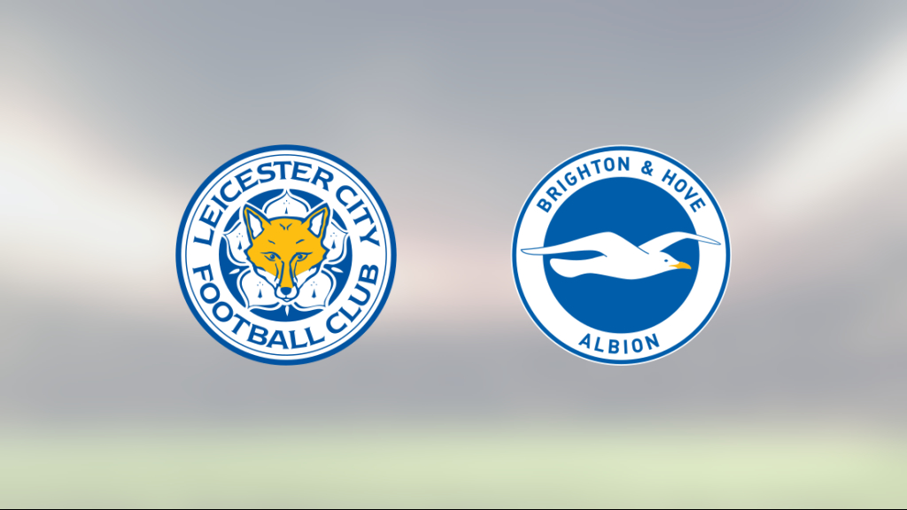 Leicester vann hemma mot Brighton