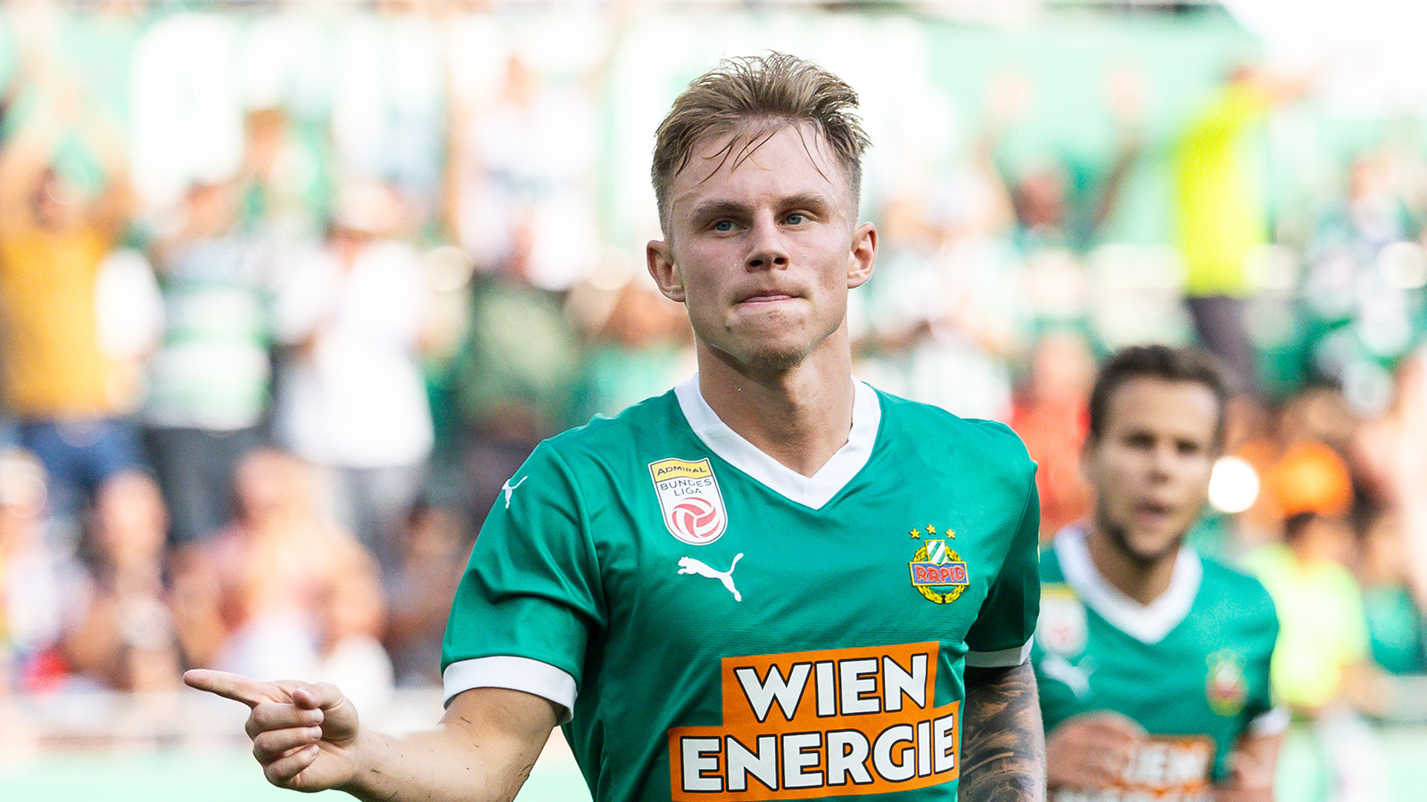 Isak Jansson i storform – mål igen för Rapid Wien