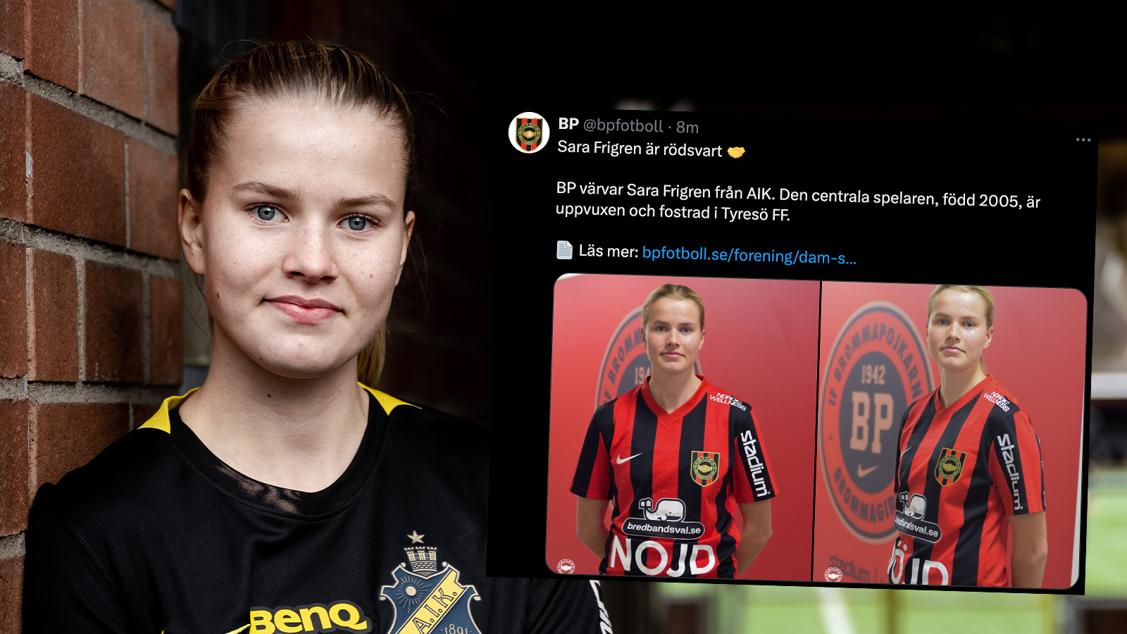 Officiellt: Frigren lämnar AIK – för BP