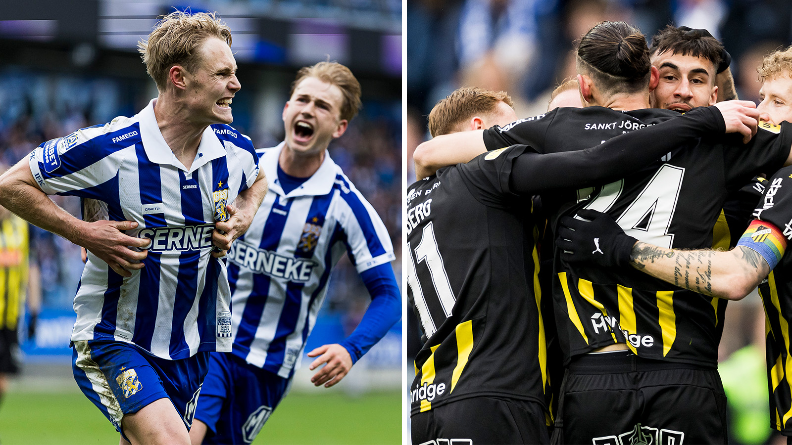 Galen dramatik i Göteborgsderbyt – 3 (!) mål på 9 minuter