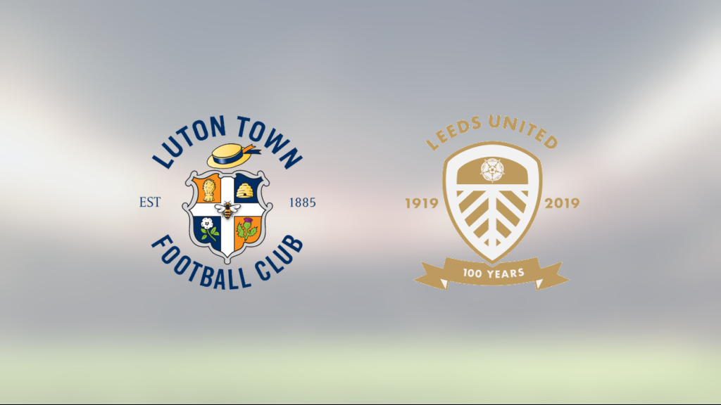 Luton och Leeds delade på poängen
