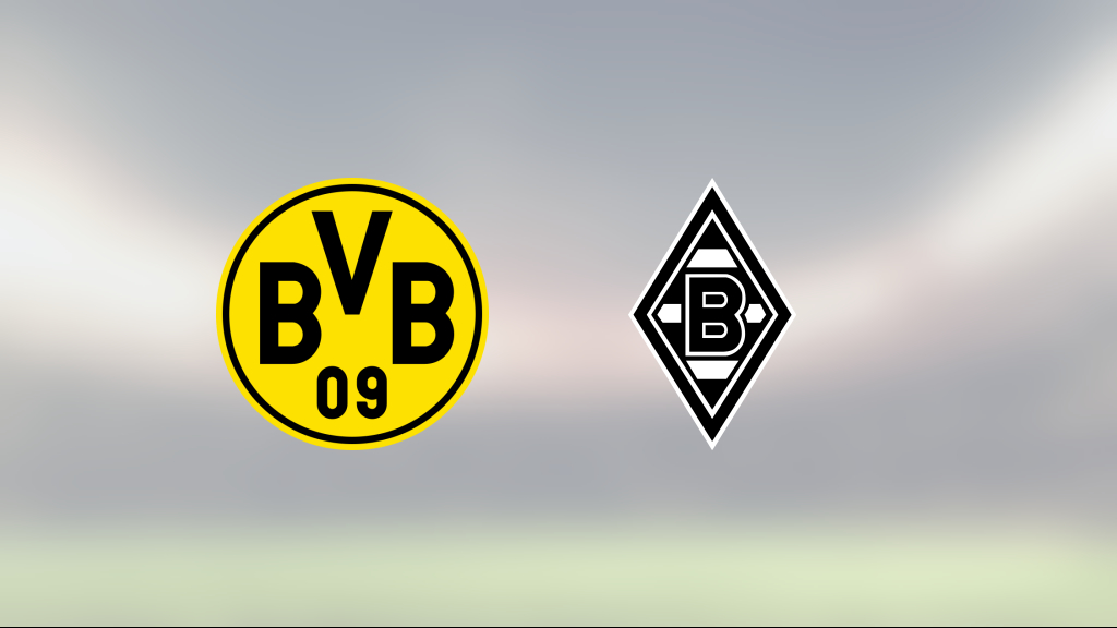 Borussia Dortmund vann på hemmaplan mot Mönchengladbach