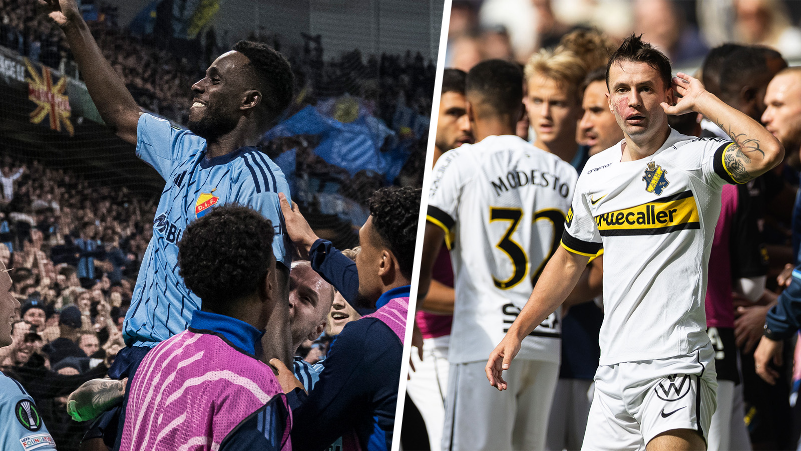 JUST NU: Här är startelvorna i tvillingderbyt