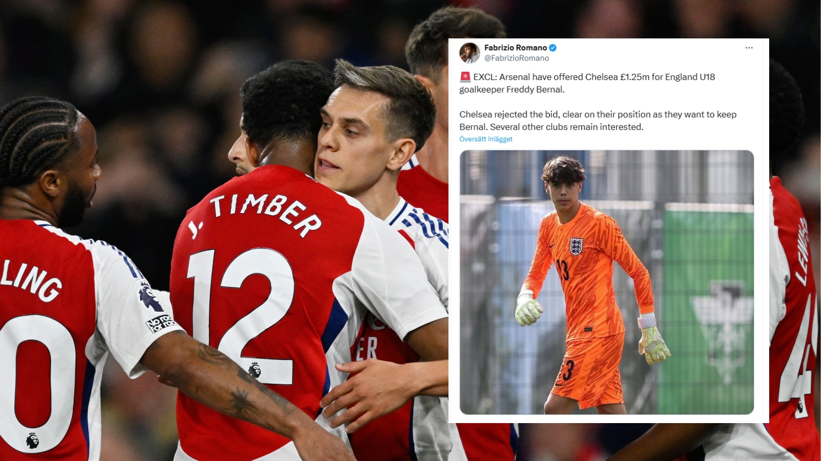 Uppgifter: Chelsea har nobbat Arsenal-bud