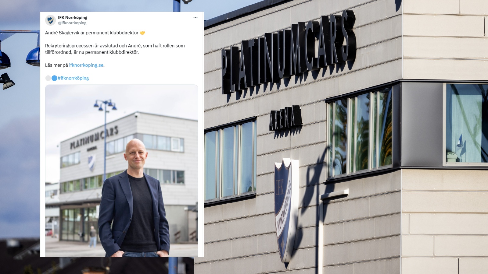 IFK Norrköping bekräftar: André Skagervik blir klubbdirektör