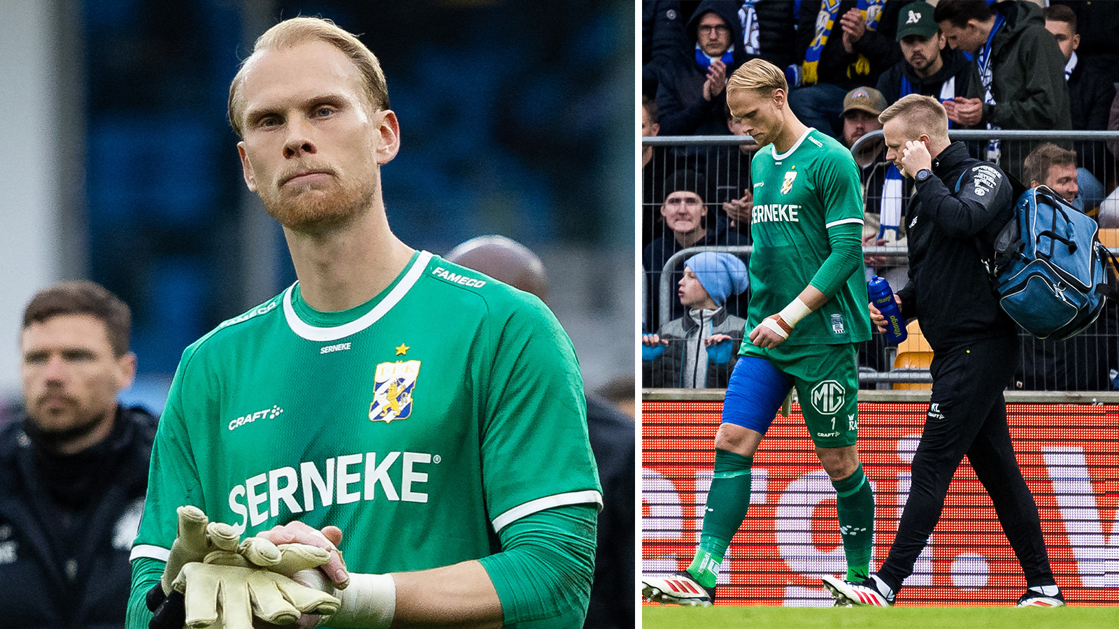 IFK Göteborg tvingades till målvaktsbyte: ”Ser inte bra ut”