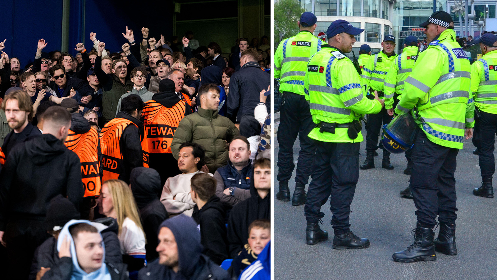 Chelsea bekräftar: Flyttade egna supportrar och kallade in polis