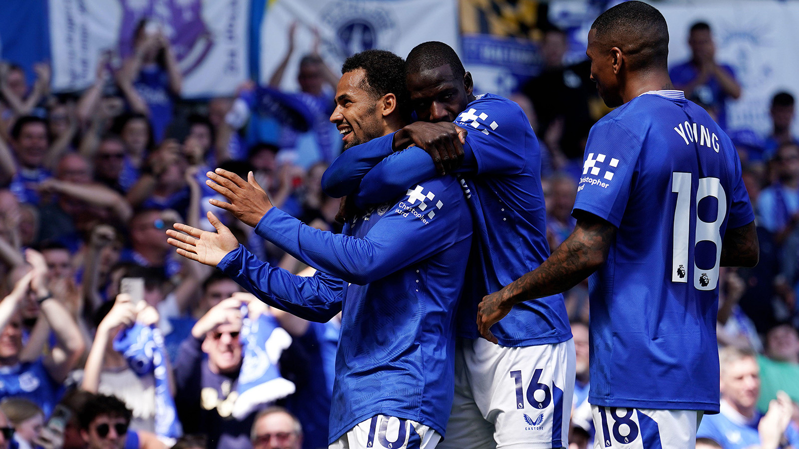 Everton vann på Goodison – för sista gången