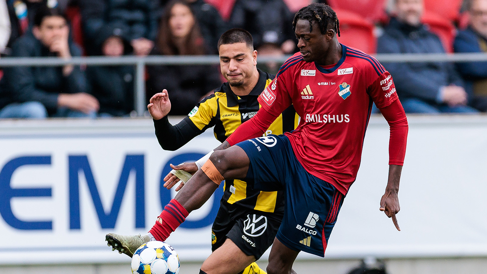 JUST NU: Hammarby-stjärnan utbytt skadad
