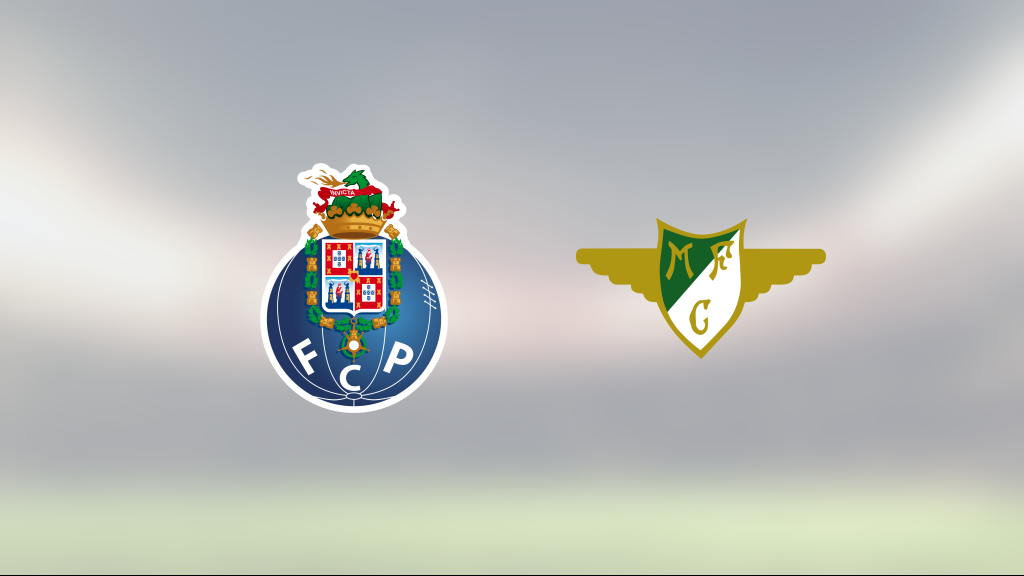 Samuel Aghehowa gjorde två mål för Porto i segern mot Moreirense