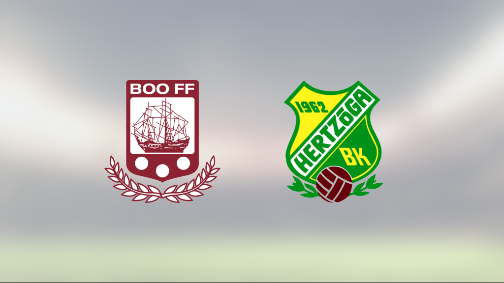 En poäng hemma mot Hertzöga för Boo