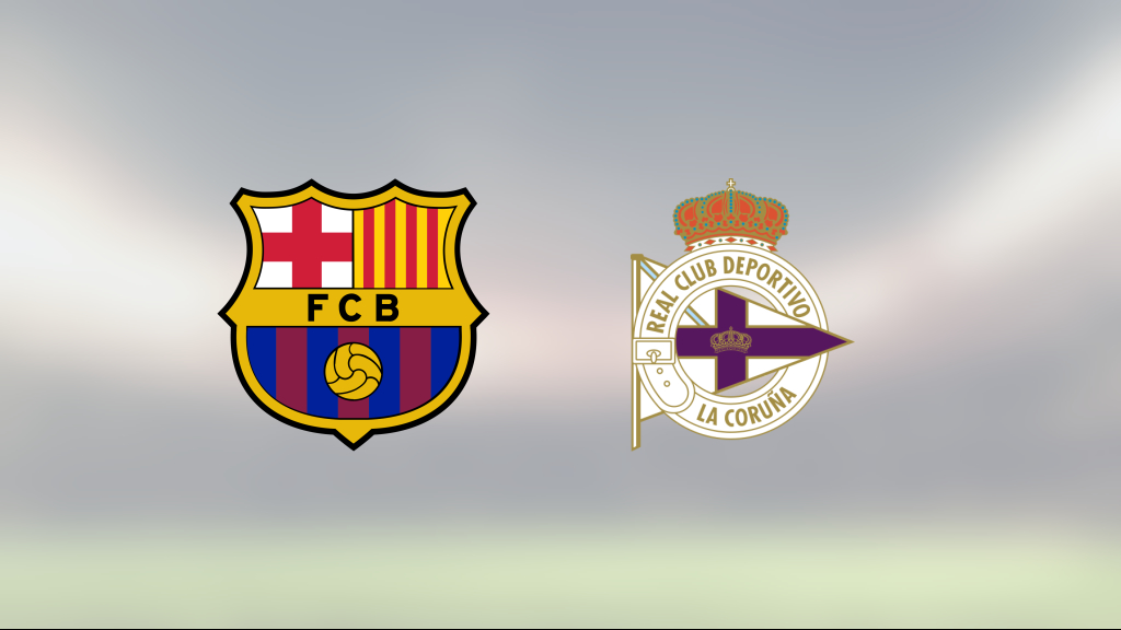 Barcelonas segerrad fortsätter efter 4–0 mot LA Coruna