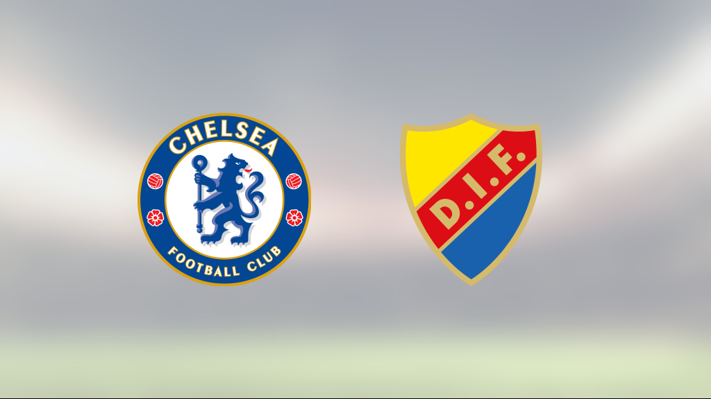 Jubel för Chelsea efter seger mot Djurgården