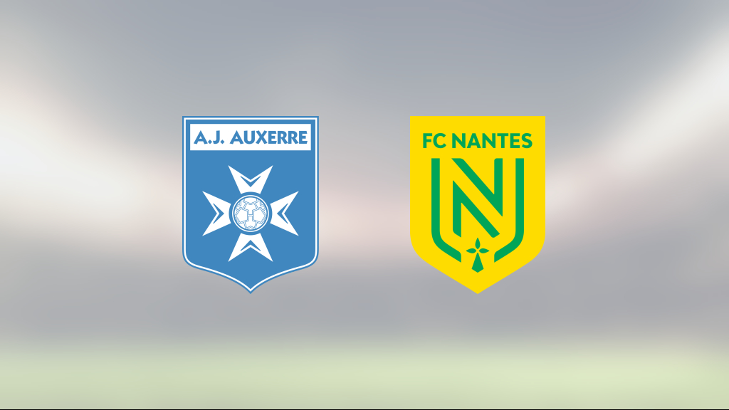Louis Leroux räddade poäng när Nantes kryssade mot Auxerre