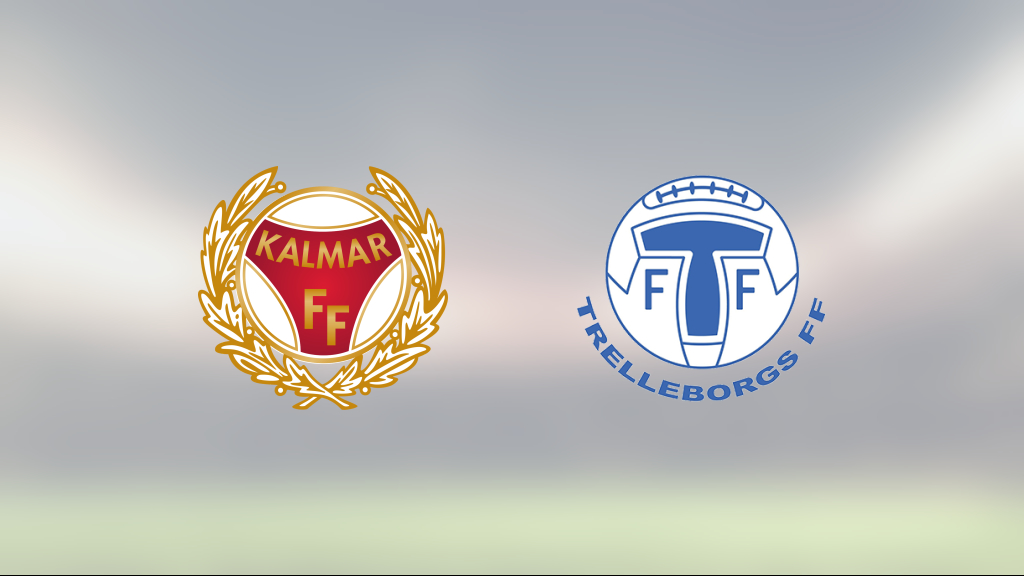 Kalmar i serieledning i Superettan efter 2–0 mot Trelleborg
