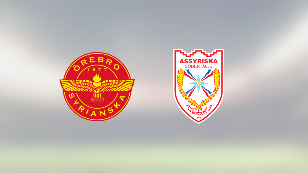 Ebbe Wingemark matchhjälte för Örebro Syrianska mot Assyriska