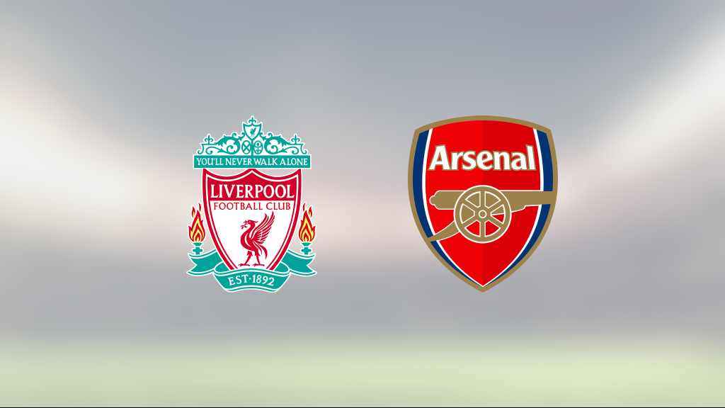 2–2 i toppmötet mellan Liverpool och Arsenal