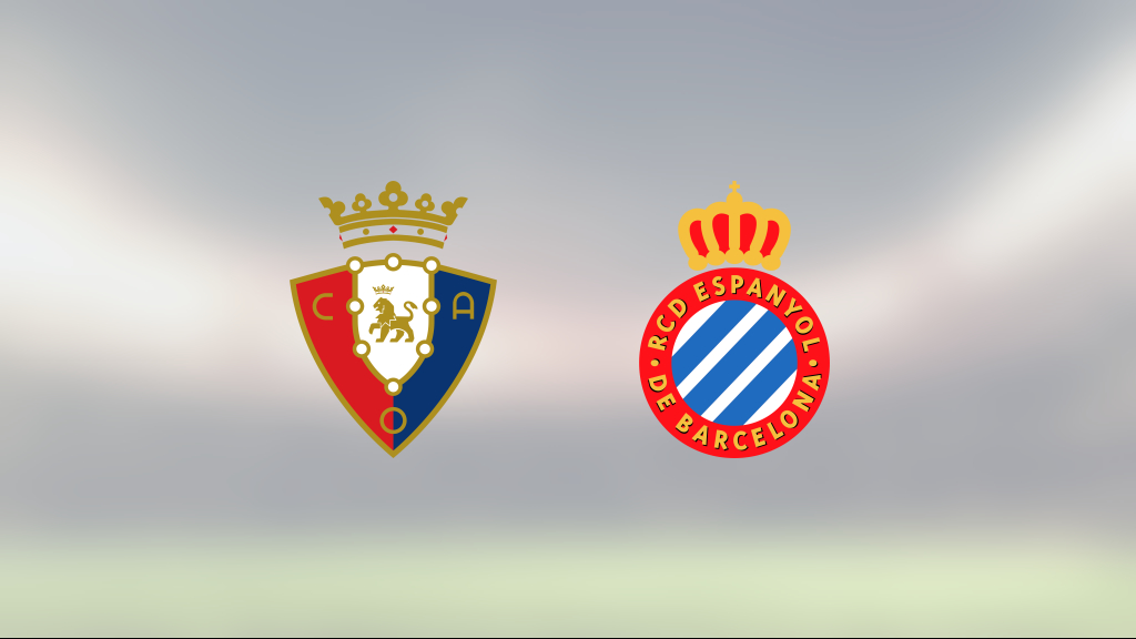 Osasuna segrade mot Espanyol på Estadio El Sadar