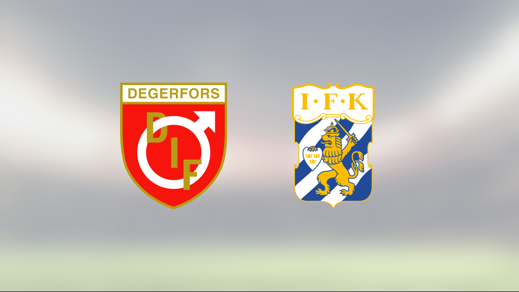 Två mål för IFK Göteborgs Tobias Heintz i segern mot Degerfors