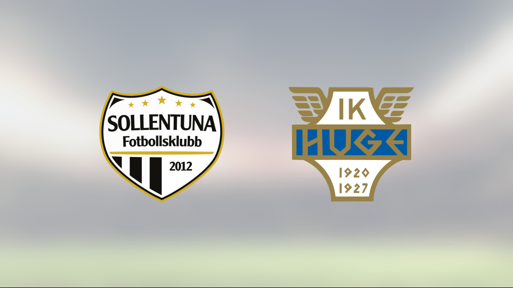 Huge hämtade i kapp underläge och kryssade mot Sollentuna