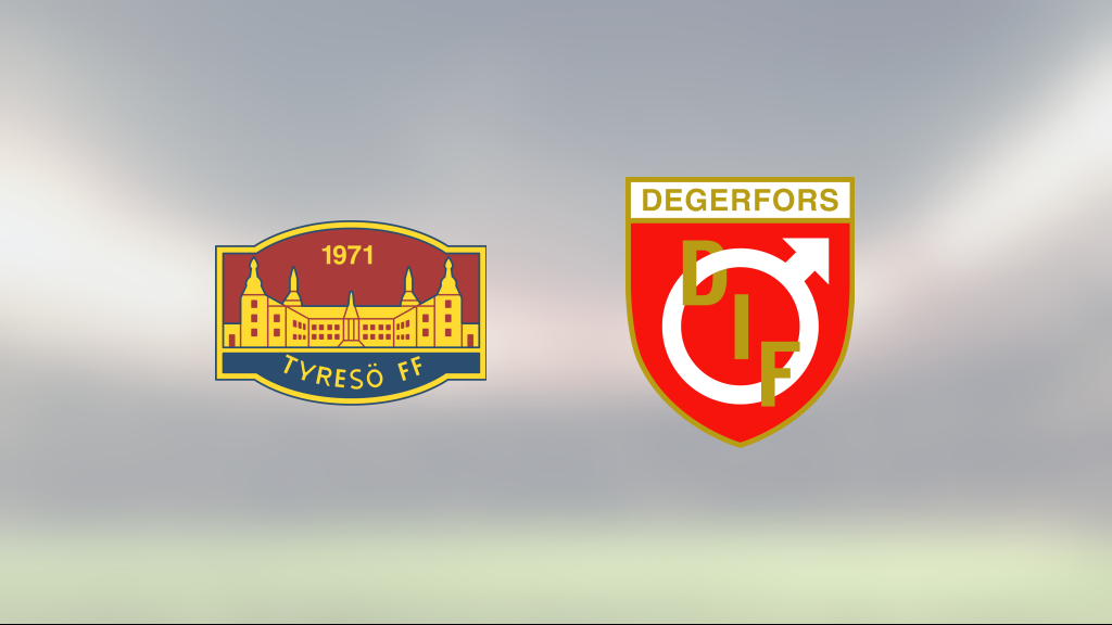 Degerfors vann klart mot Tyresö FF på Tyresövallen