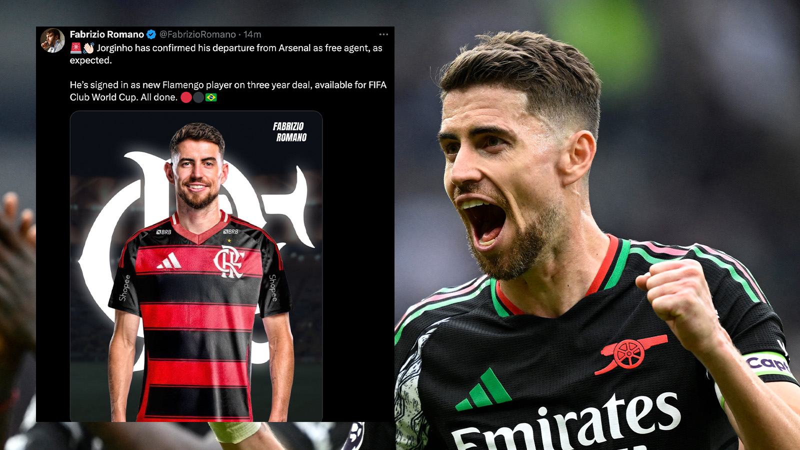 Romano: Jorginho klar för Flamengo