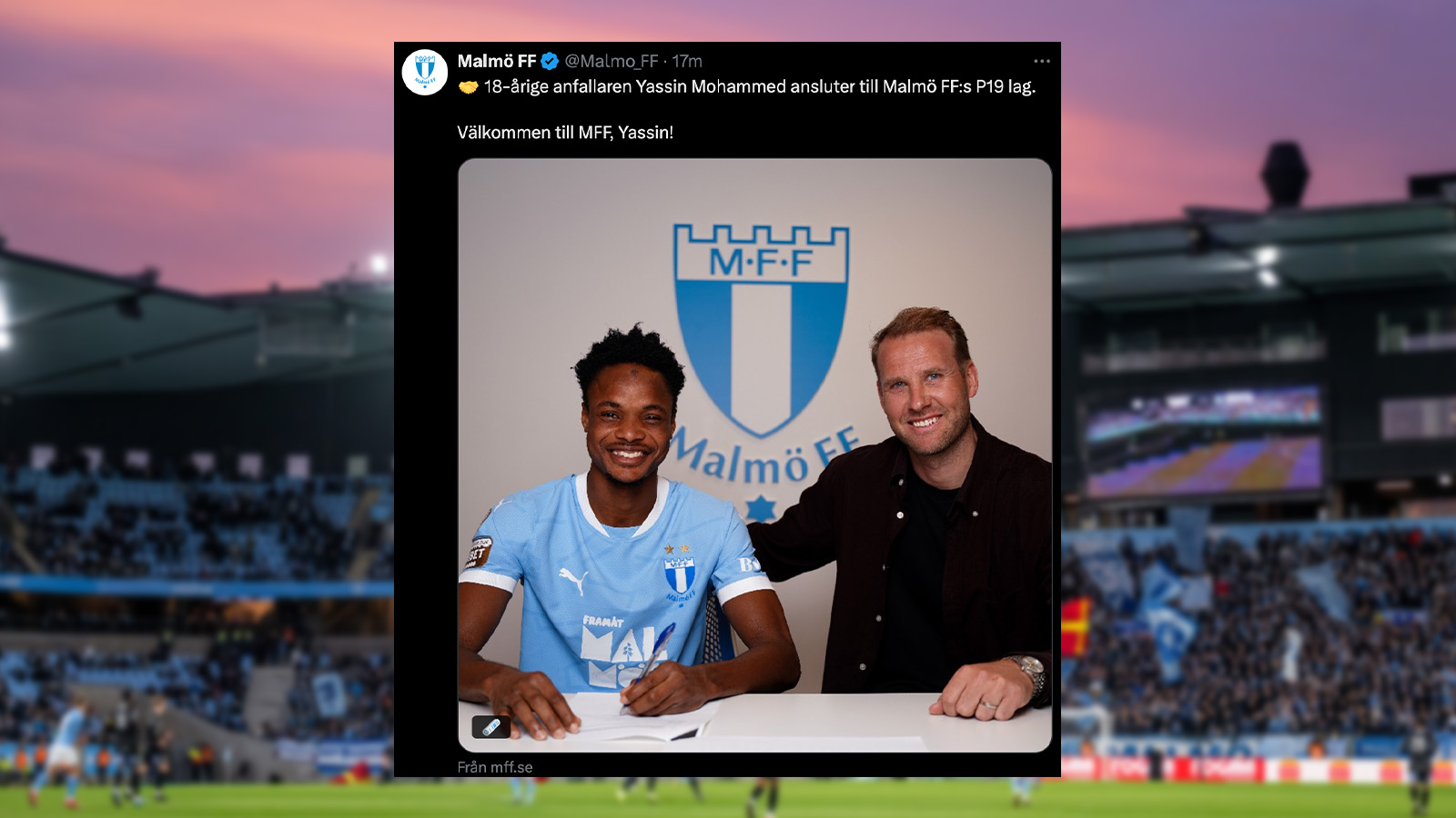 Malmö FF värvar 18-årig talang: ”Spännande spelare”