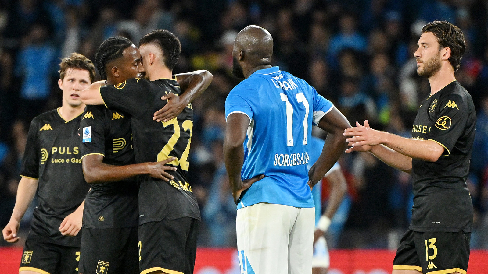 Napoli tappade poäng i jakten på Serie A-titeln
