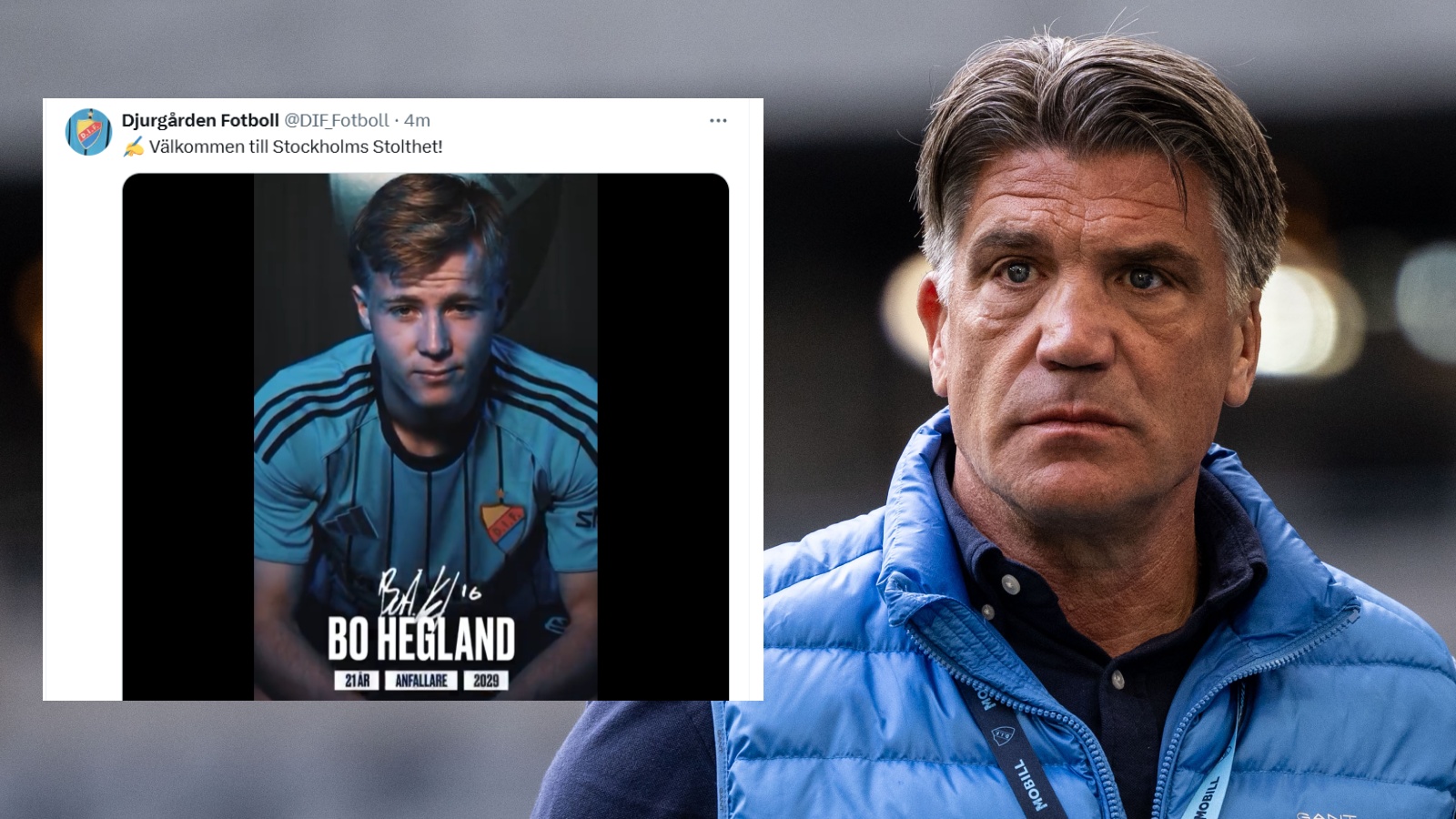 Officiellt: Bo Hegland klar för Djurgårdens IF