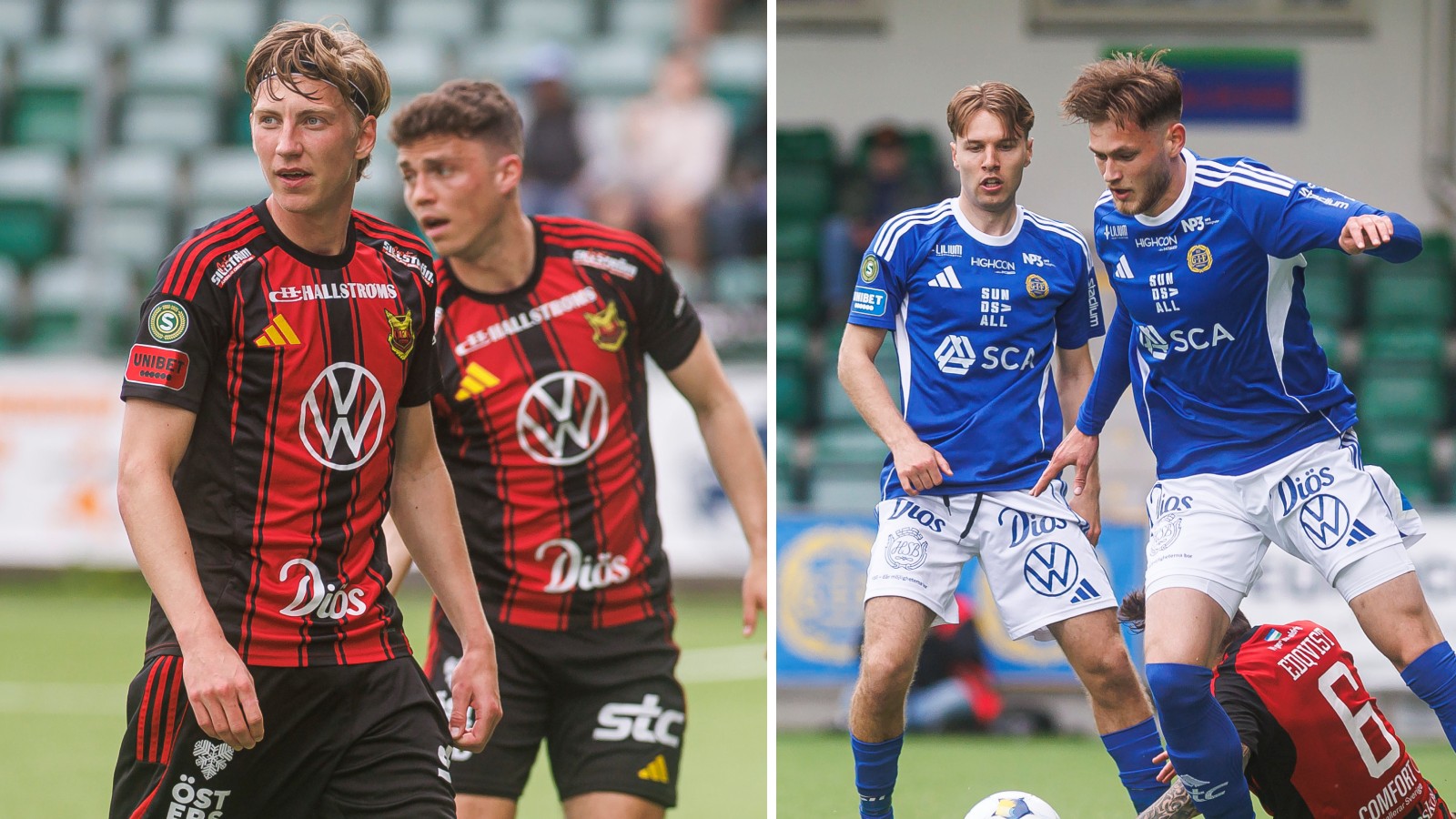 Norrlandsderbyt avbröts – pyroteknik kastades in