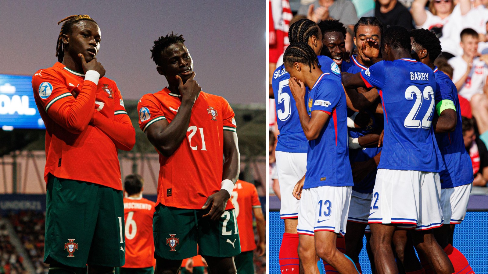 Portugal och Frankrike till kvartsfinal – undvek fiasko