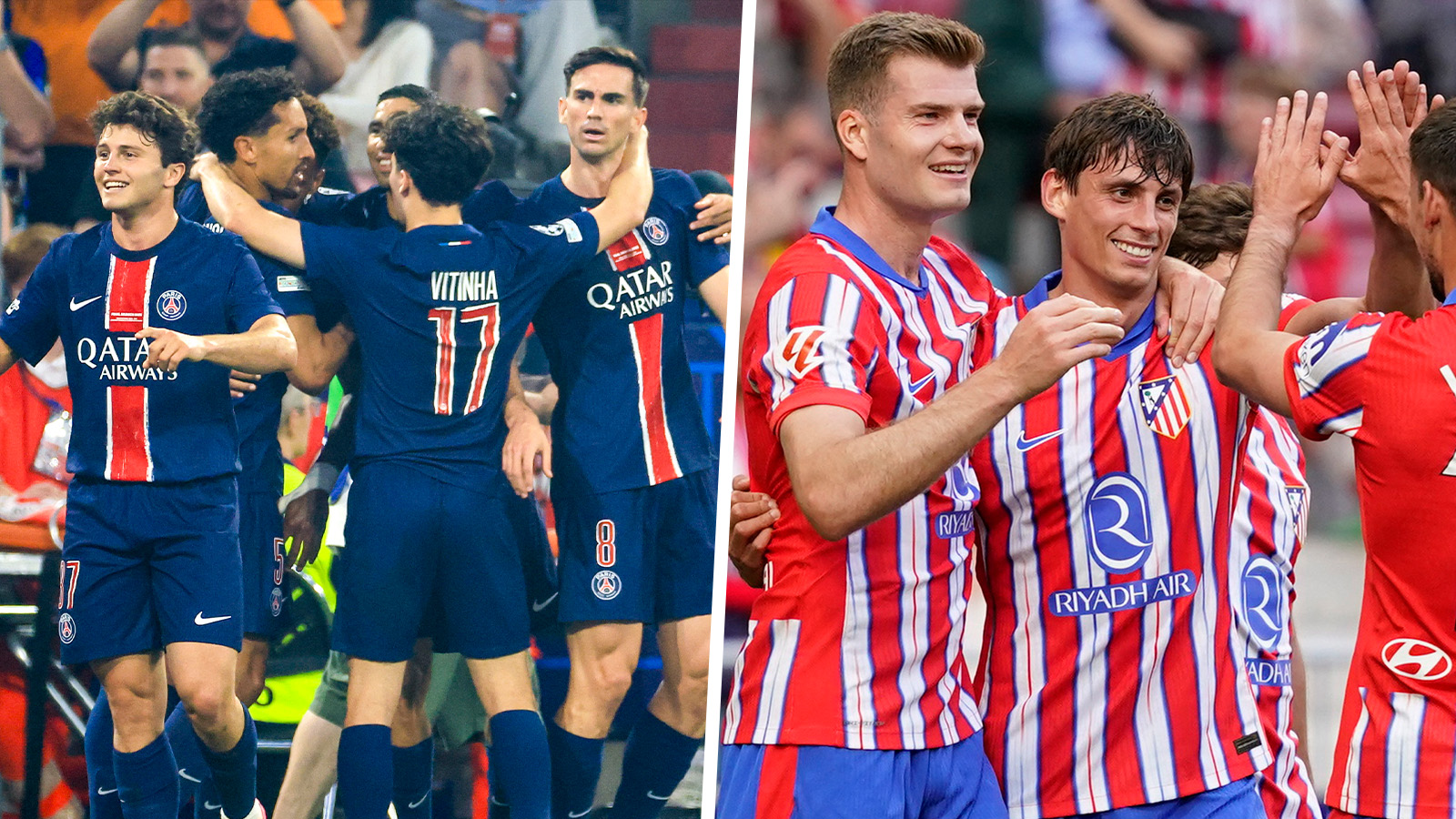 JUST NU: Så startar PSG och Atletico Madrid