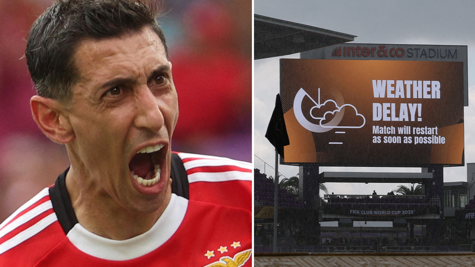 JUST NU: Benfica vann stort – efter väderkaos
