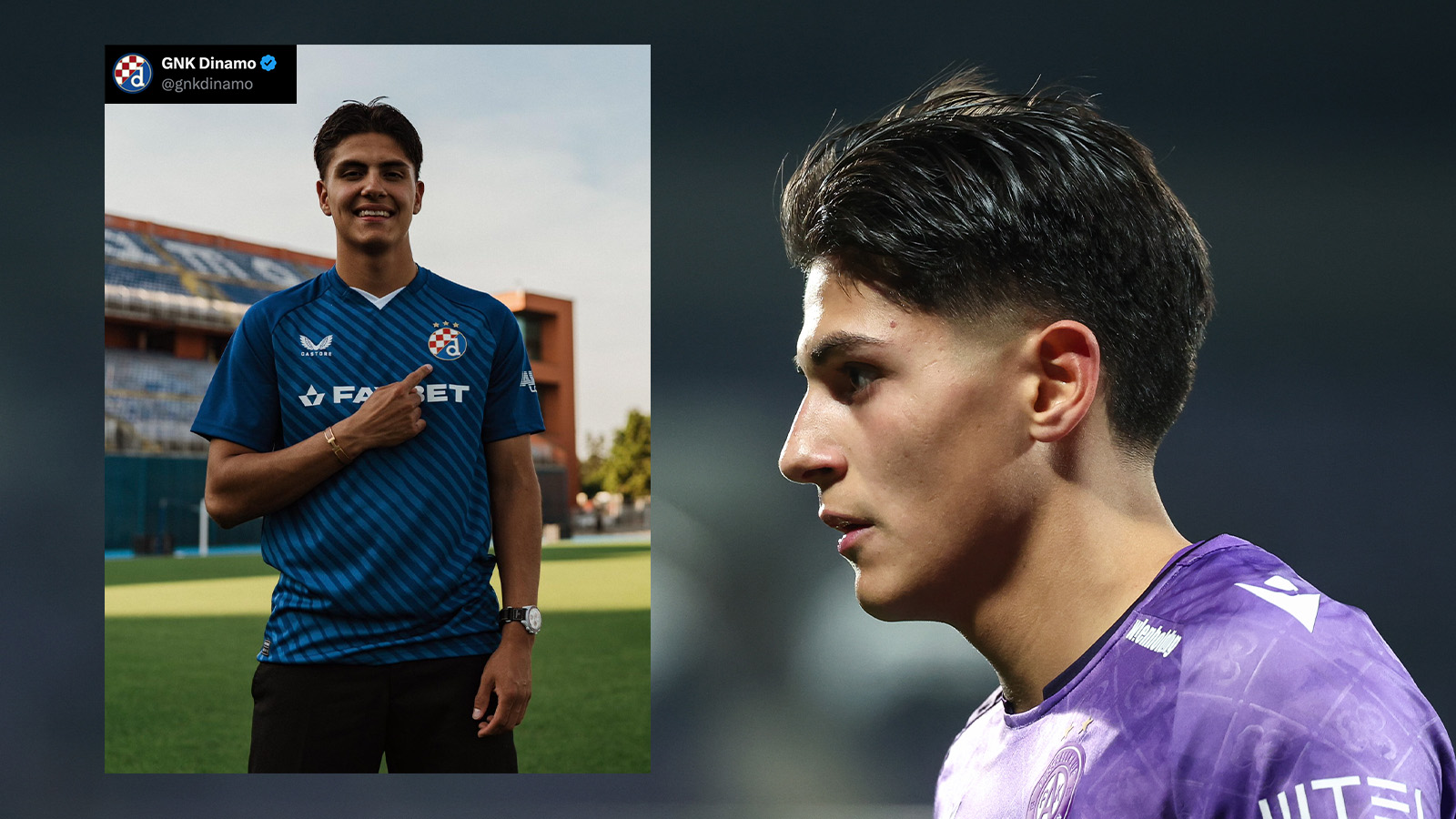 Officiellt: Matteo Perez Vinlöf presenterad av Dinamo Zagreb