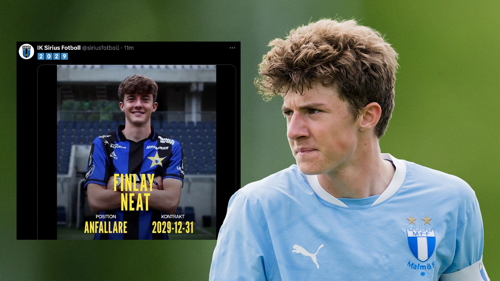 Officiellt: Finlay Neat klar för Sirius