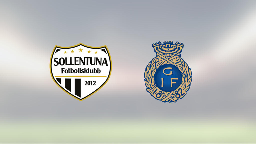 Sollentuna fixade en poäng hemma mot Gefle