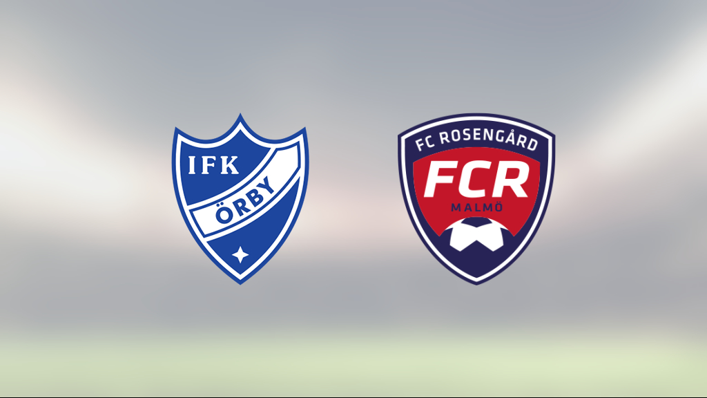 Örby och Rosengård kryssade i mållös match