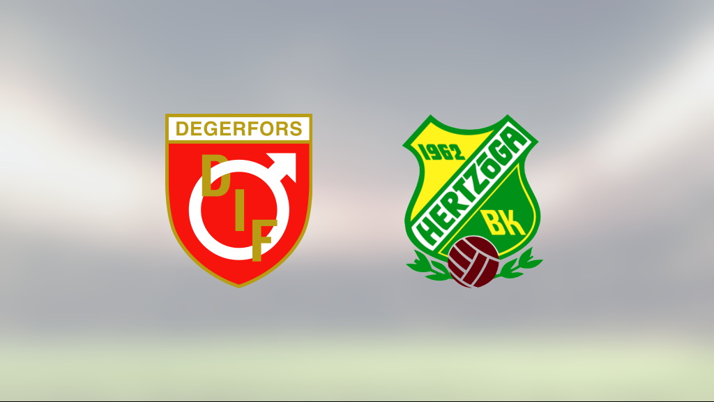 Degerfors vann hemma mot Hertzöga