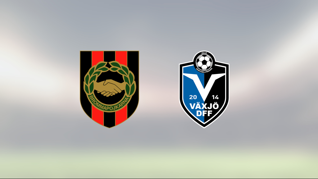 Växjös Larkin Russell bakom två mål i segern mot Brommapojkarna